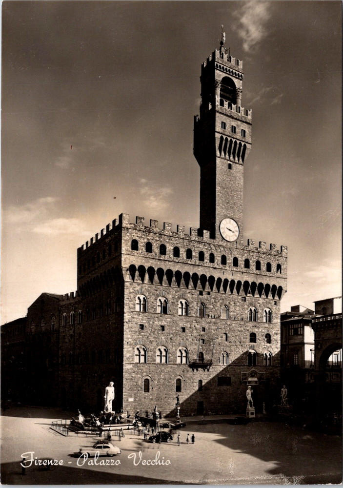 Vintage Postcard Florence The Old Palace Italy