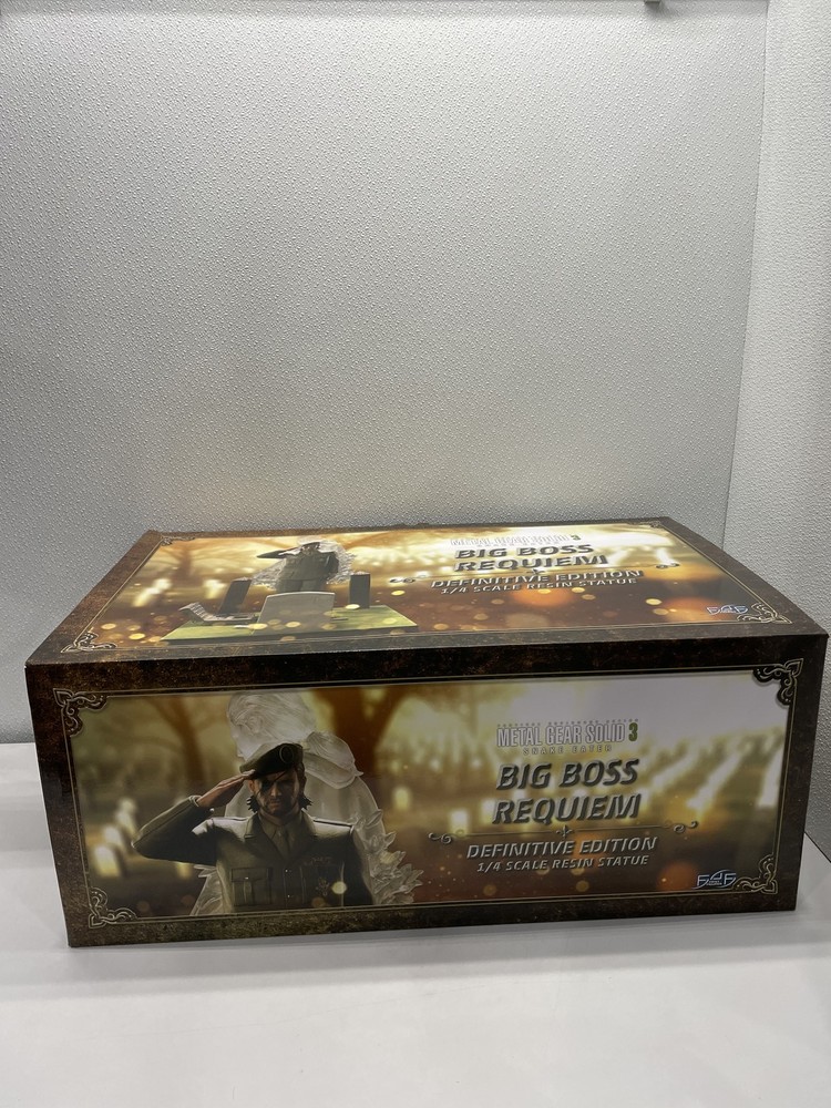 First 4 Figures Metal Gear Solid 3 Snake Eater Big Boss Requiem Definitive