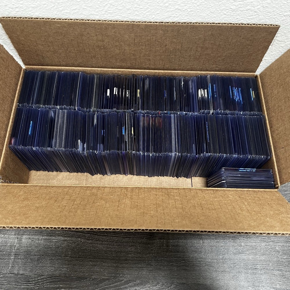 Lot Of 450 Used Toploaders Sports Cards Football Baseball Basketball Nascar