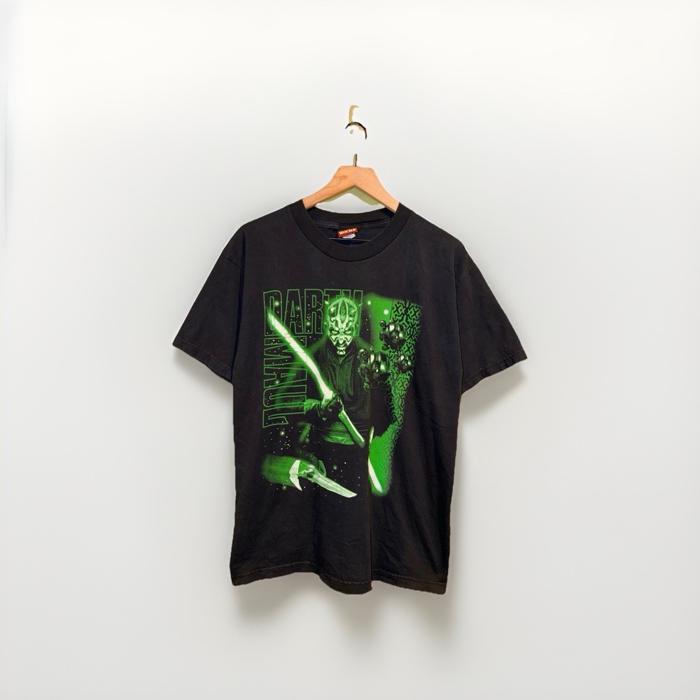 Vintage Star Wars Darth Maul 90s Episode 1 Men’s T Shirt Large Movie
