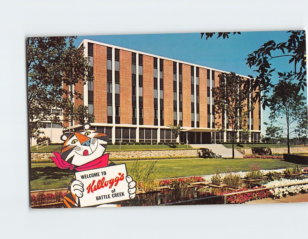 Postcard Kellogg Company Battle Creek Michigan