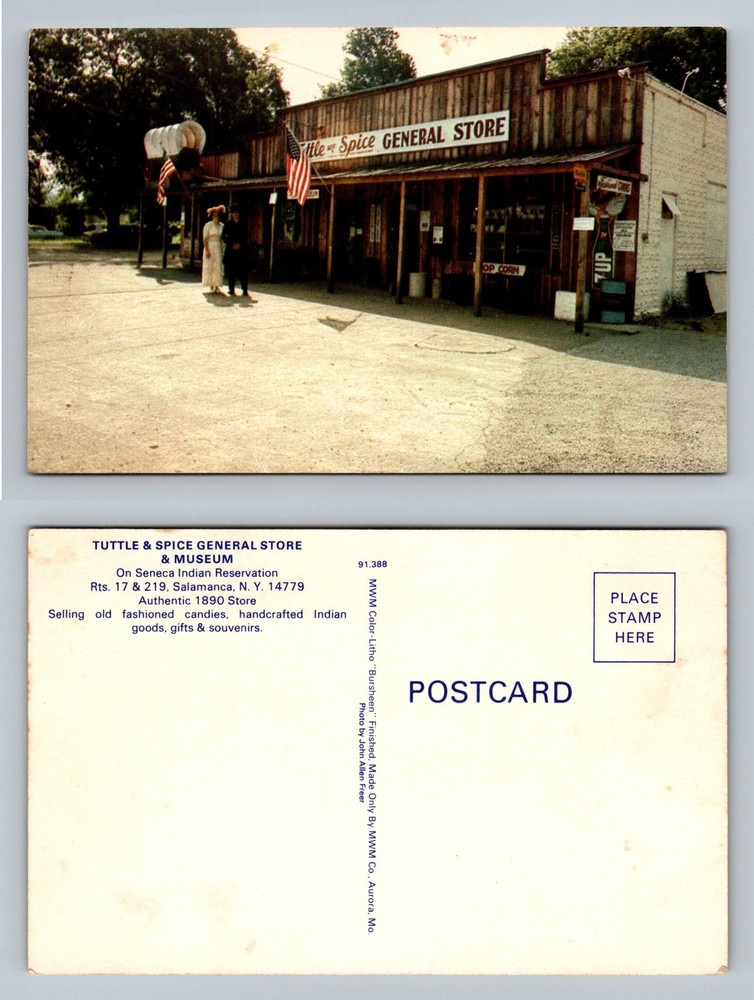 Salamanca, NY-New York, Tuttle & Spice General Store Museum Vintage Postcard