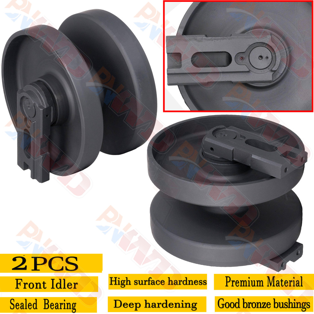 2pcs Front Idler for KUBOTA SVL75 SVL90 SVL95-2S SVL97 SVL97-2 Skid Steer Loader
