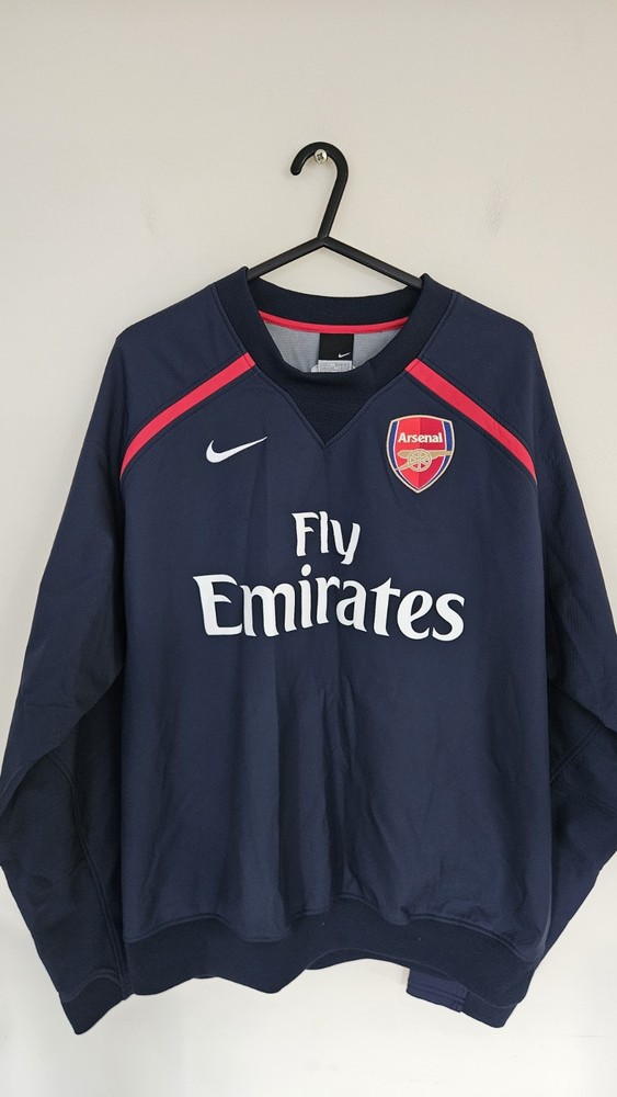 Nike Arsenal 2006/2007 Water Resistant Drill Top Mens Large Gallas #10 Training