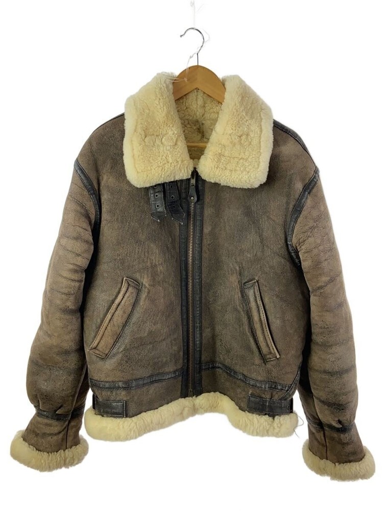 Flight Jacket/-/Sheep Leather/Brw/B-3 20101