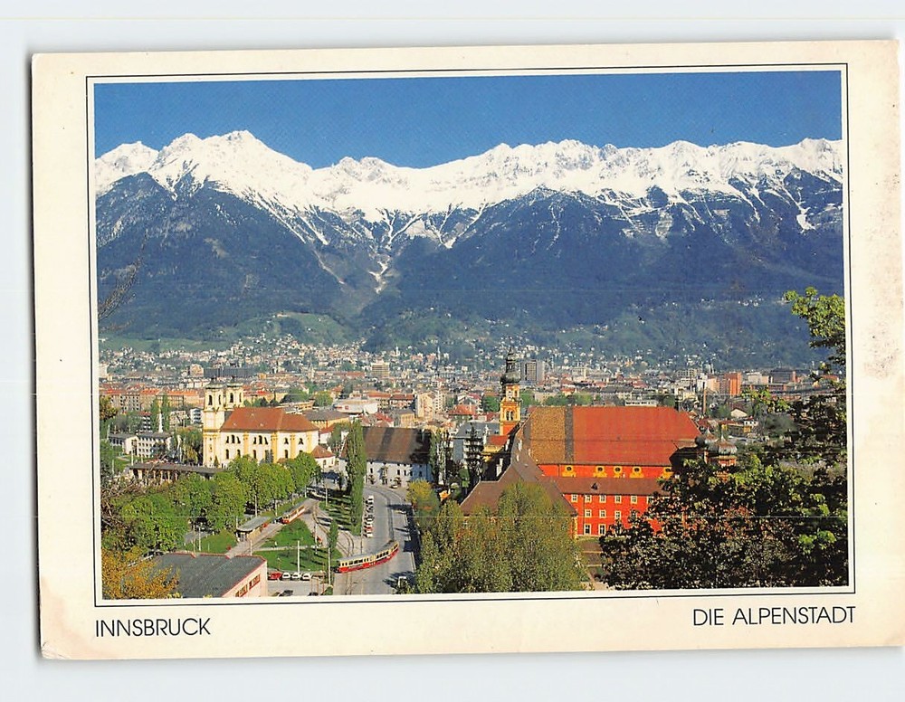Postcard Die Alpenstadt Innsbruck Austria