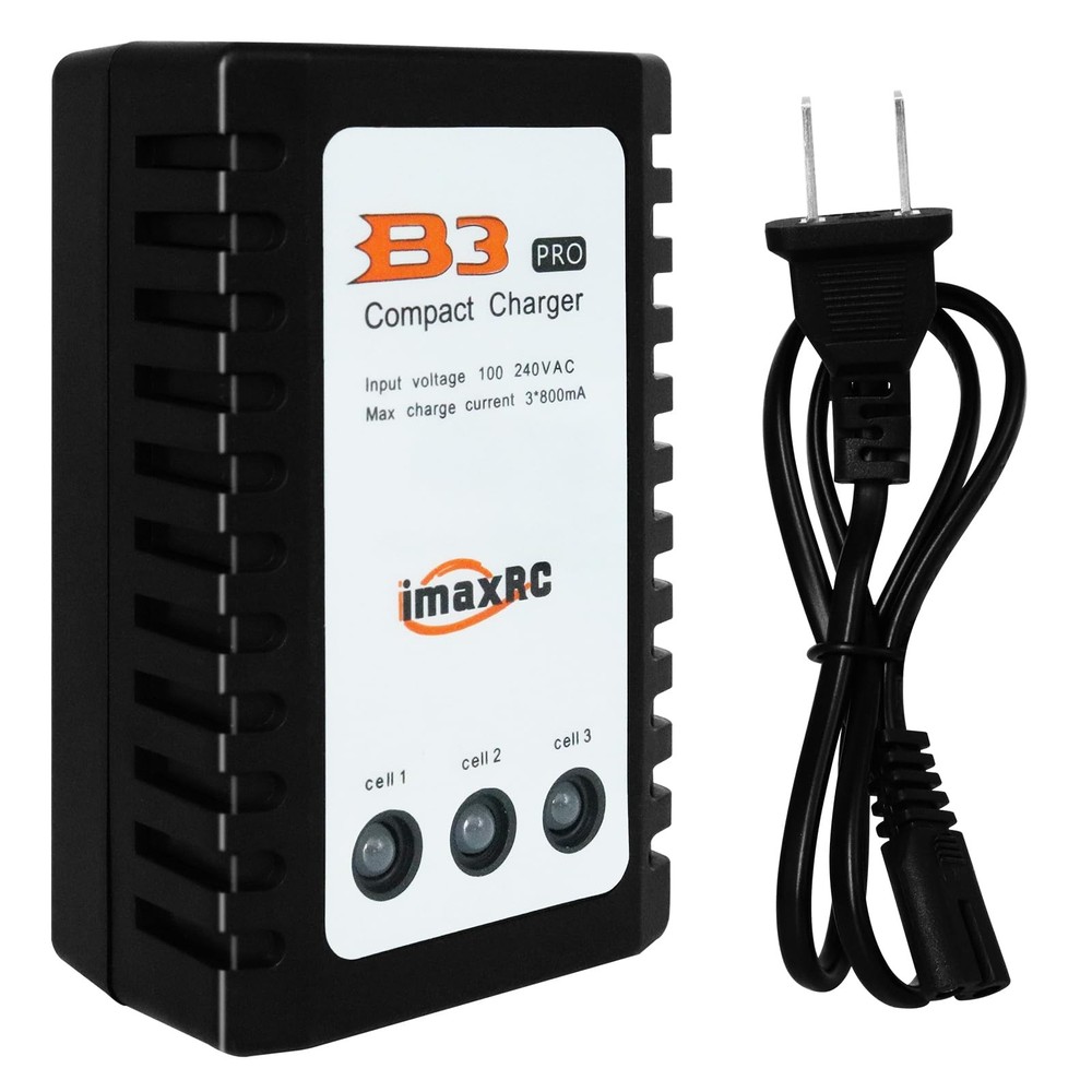 B3 Lipo Battery Charger - 2S 3S RC Balance Chargers AC 7.4-11.1V 10W with XH3...