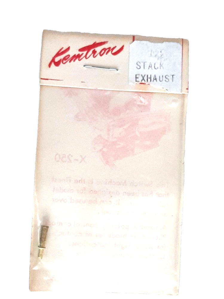 Kemtron 122 Stack Exhaust HO Scale Model Railroad Train Parts Accessories