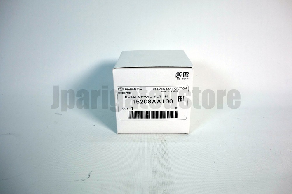 SUBARU Genuine Parts Oil Filter Complete Part Number 15208AA100