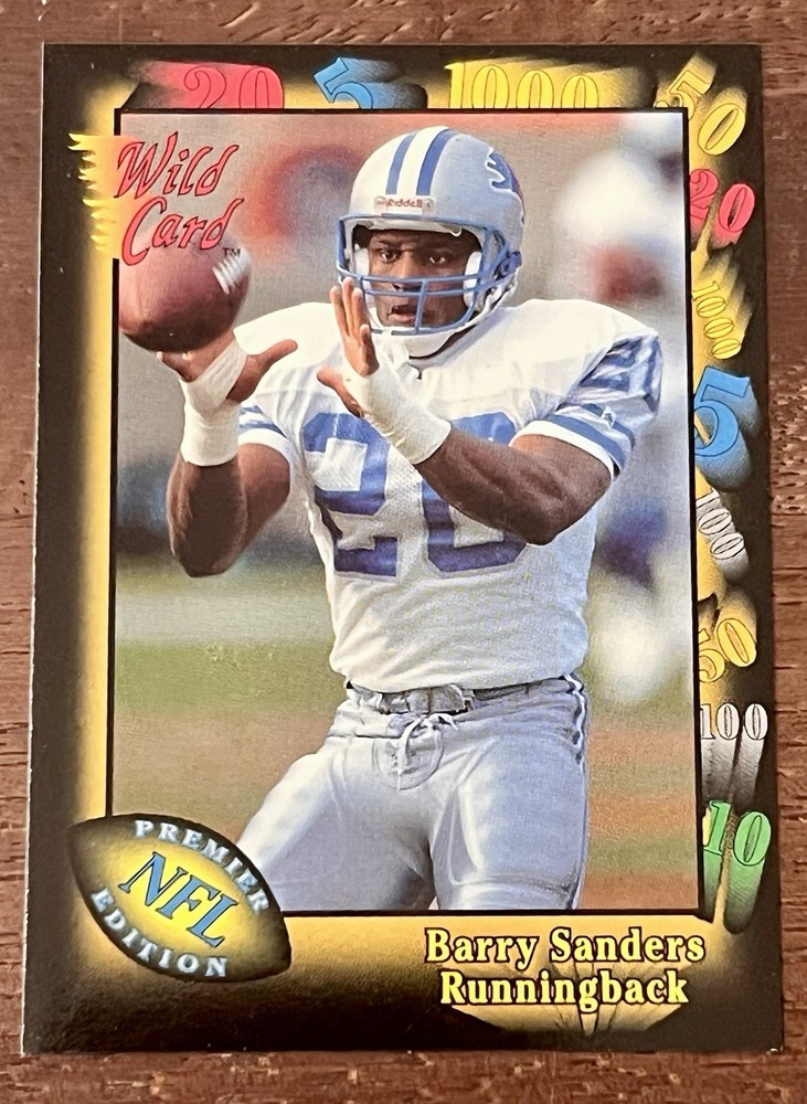 1991 Wild Card Barry Sanders #89 - Detroit Lions