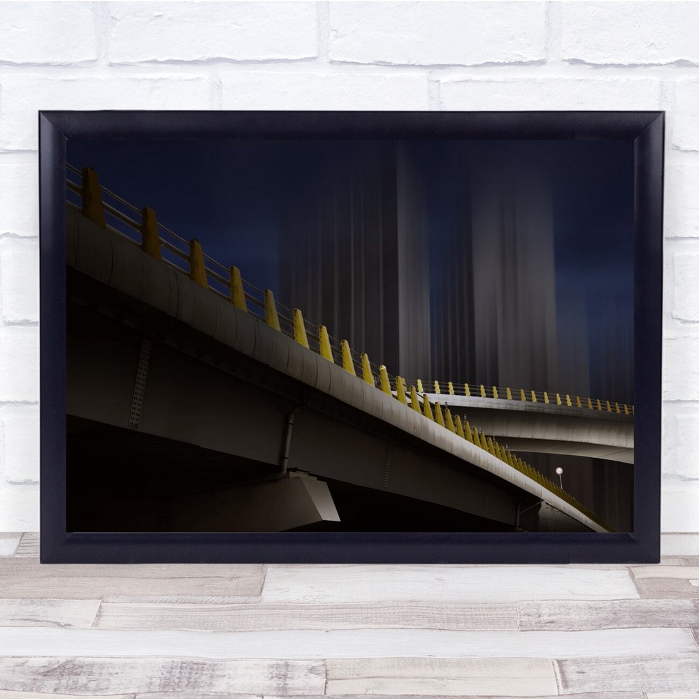 Bridges Architecture Urban Cityscape Wall Art Print