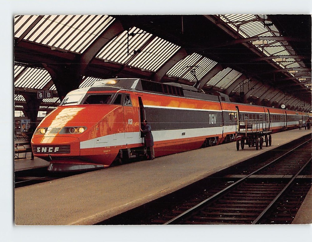Postcard SNCF TGV Sud-Est Train France