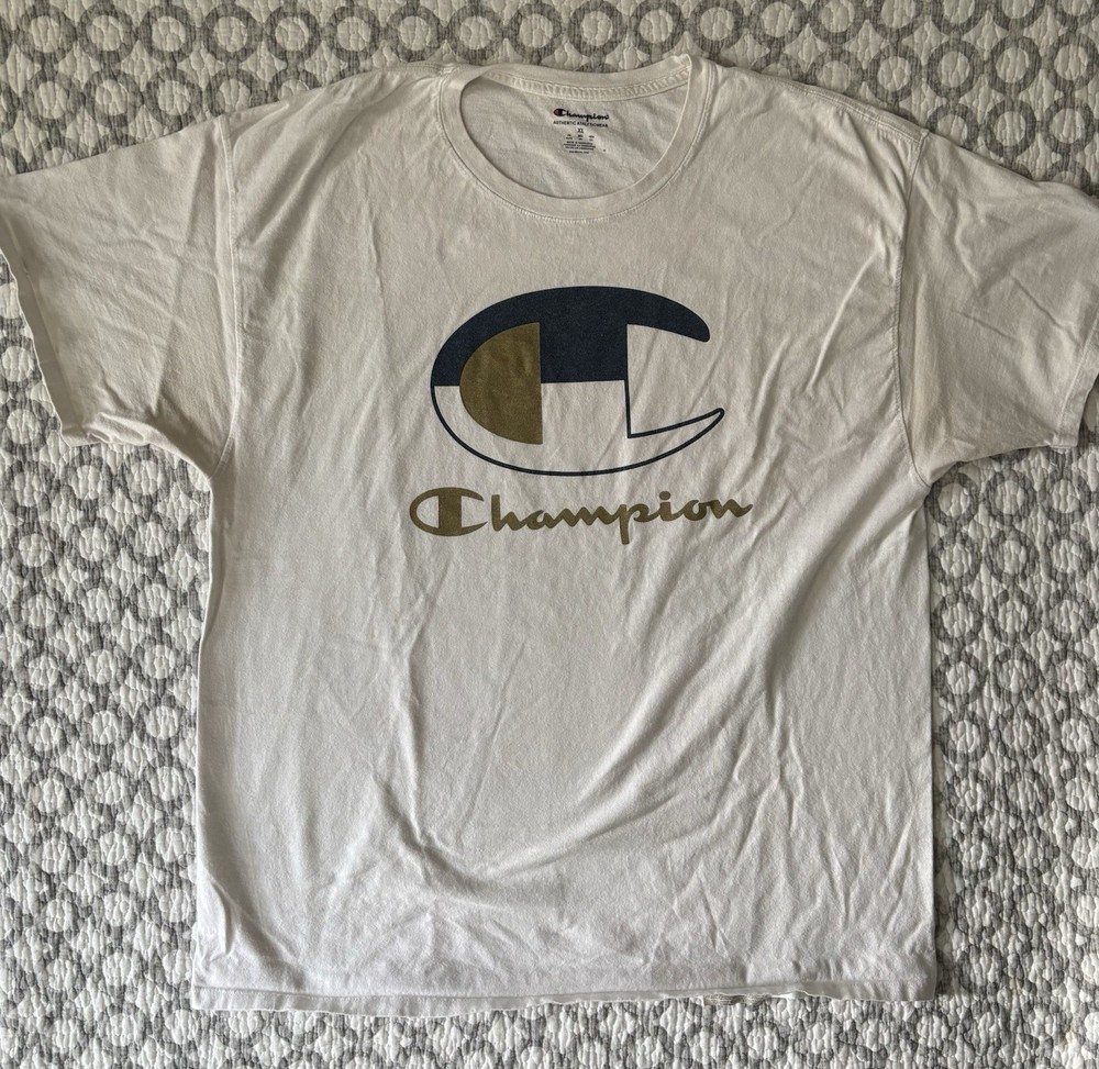 Champion Men's Classic Jersey T-Shirt, XLarge - White