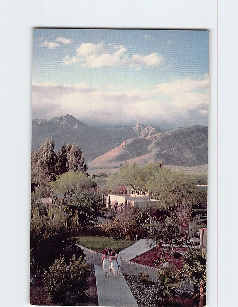 Postcard Santa Catalina Mountains Around Canyon Ranch Tucson Arizona
