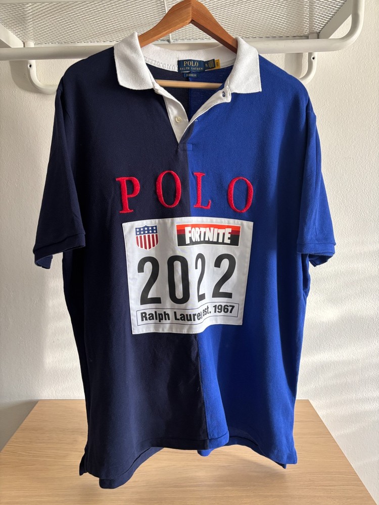 Polo Ralph Lauren Stadium Fortnite 2022 Limited Edition Mesh Polo Shirt XL