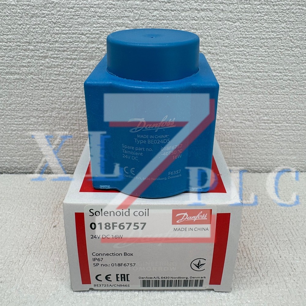 1PCS New Danfoss 018F6757 BE024DS 24V Solenoid valve coil In Box*