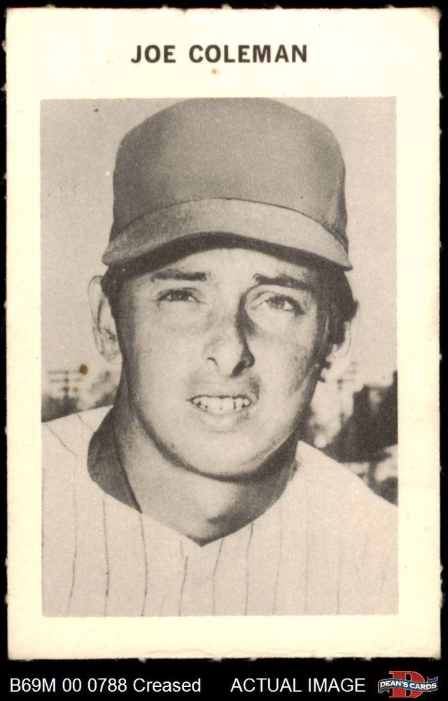 1969 Milton Bradley Joe Coleman Senators 3 - VG