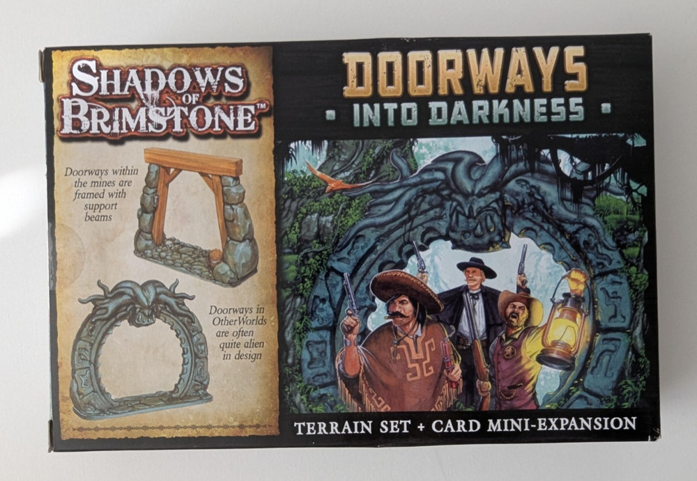 Shadows Of Brimstone: Doorways Into Darkness Terrain Set Card Mini-Expansion New