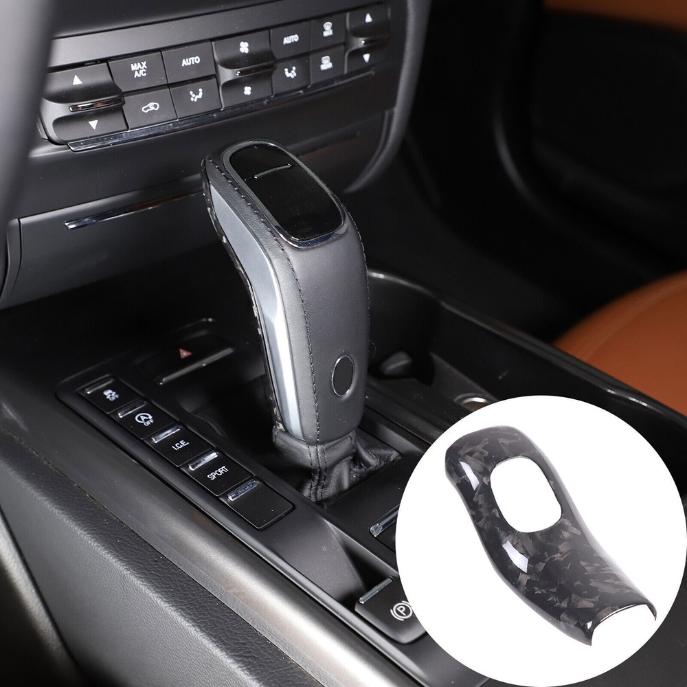 Forged Carbon Fiber Shift Knob Cover for Maserati Ghibli Levante 2019-2024