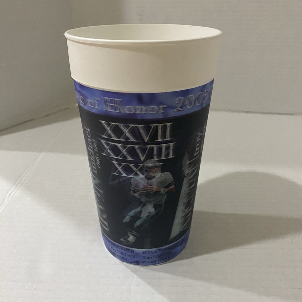 Dallas Cowboys 2005 Ring of Honor Lenticular Cup Featuring Aikman Smith Irvin