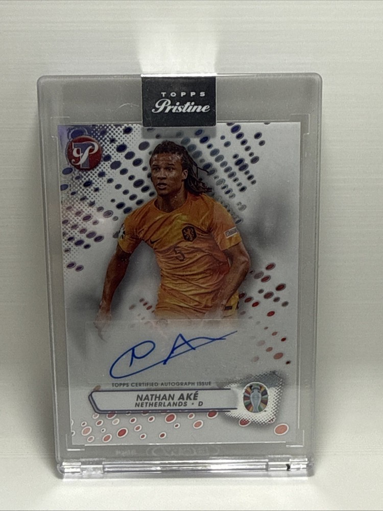 2023 Topps Pristine Road to UEFA Euro 2024 - Autographs Nathan Ake #PA-NA (AU)