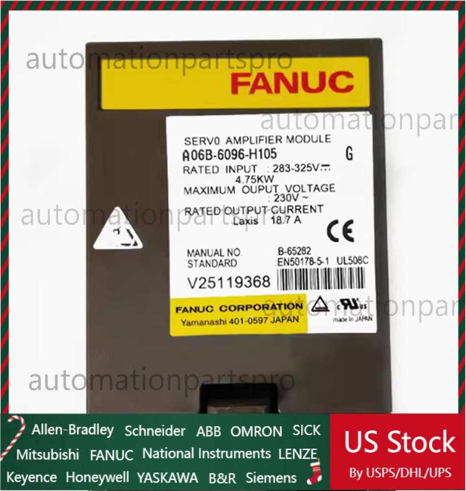 1Pcs New Fanuc Servo Driver A06B-6096-H105