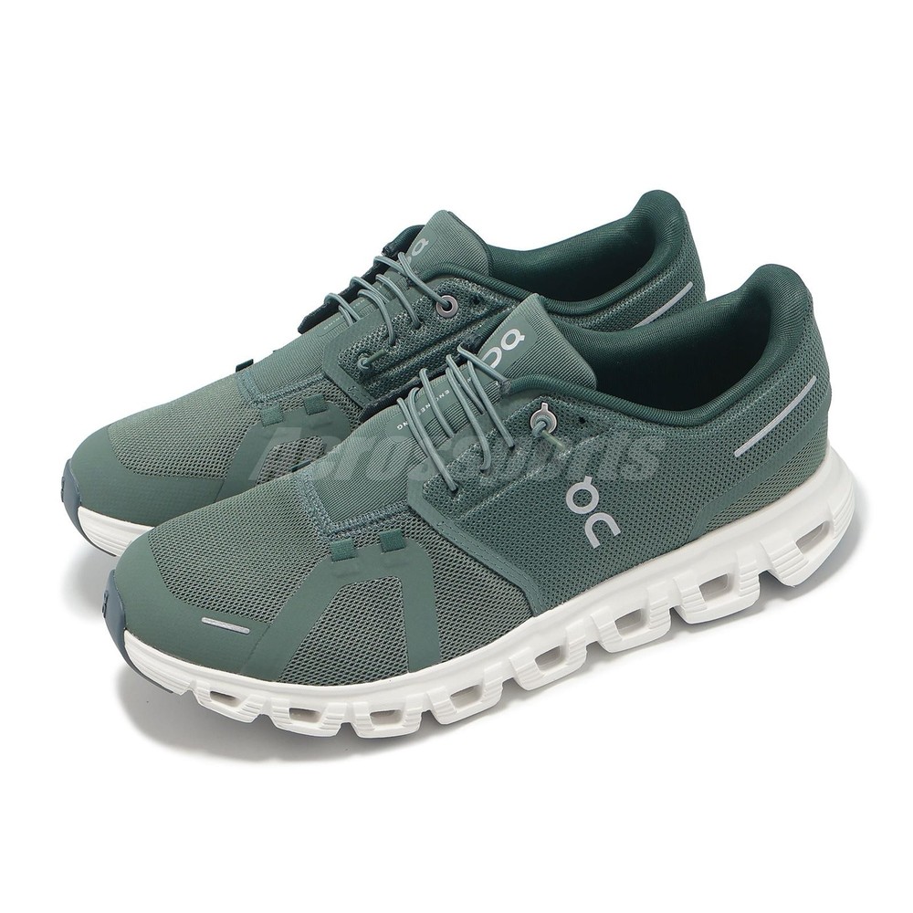 On Running Cloud 6 Olive Evergreen Men Road Running Jogging Shoes 3MF10072841