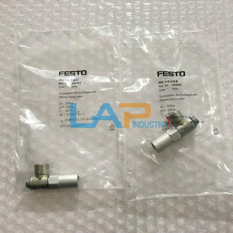 QTY:1 New FOR Festo throttle valve HGL-1/8-1/8-B 543253 #HD