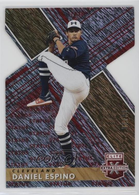 2019 Panini Elite Extra Edition Status Red Die-Cut 2/99 Daniel Espino #24 12zmFulfilled by COMC - World’s largest consignment service
