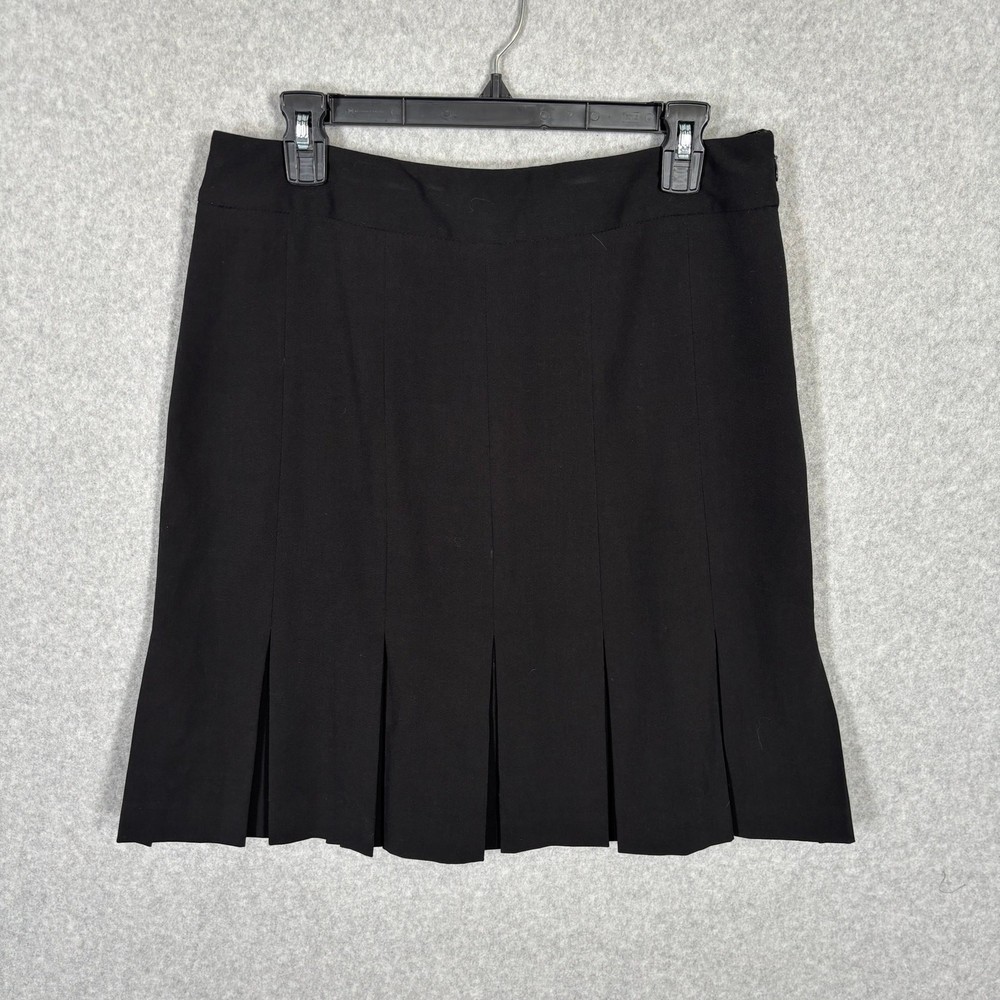 Bandolino Black Mini Pleated Tennis Skirt Flared Minimalist Academia Capsule