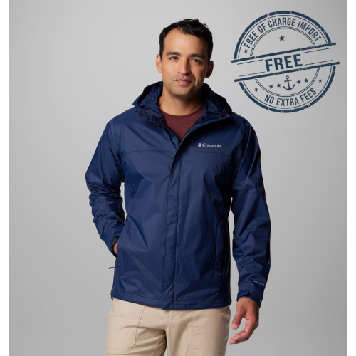 Columbia Men’s Watertight II Jacket Waterproof Collegiate Navy Standard