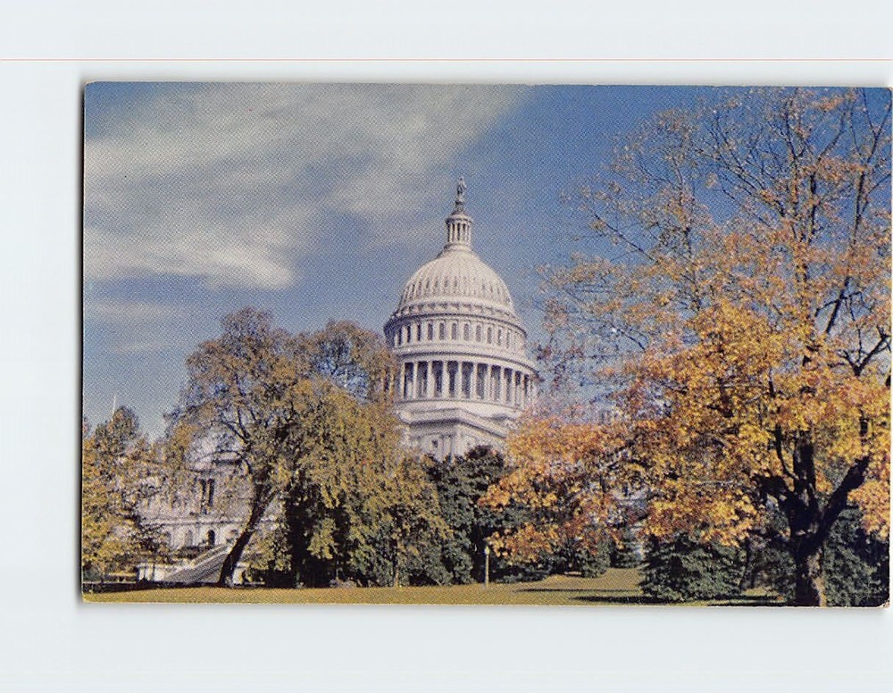 Postcard US Capitol Washington DC USA