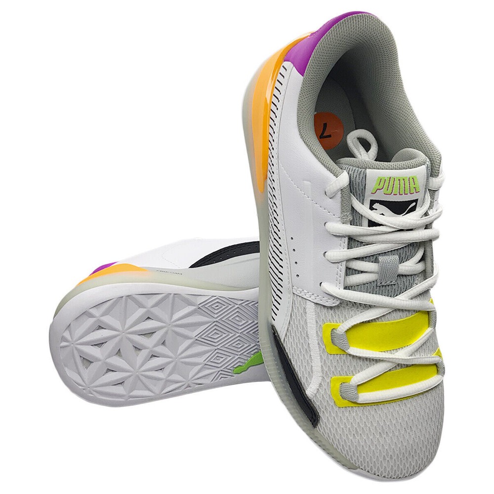 MSRP $99.99 NWT PUMA CLYDE HARDWOOD RETRO BOYS FANTASY BASKETBALL SHOES SIZE 7C