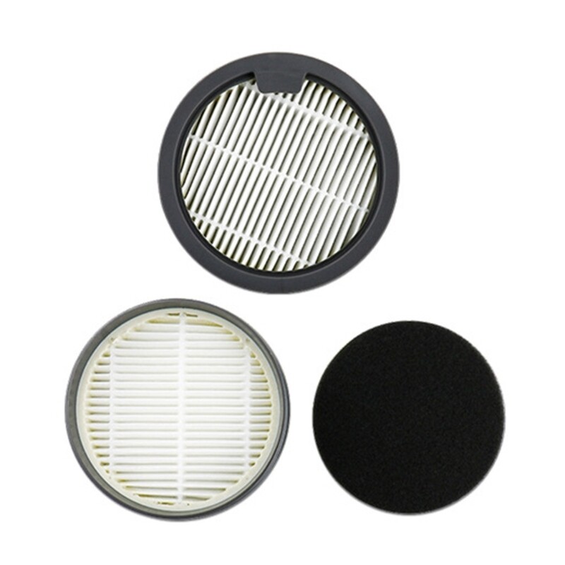 3-Pack ABS Vacuum Filter Replacement Parts - Long-Lasting & Efficient