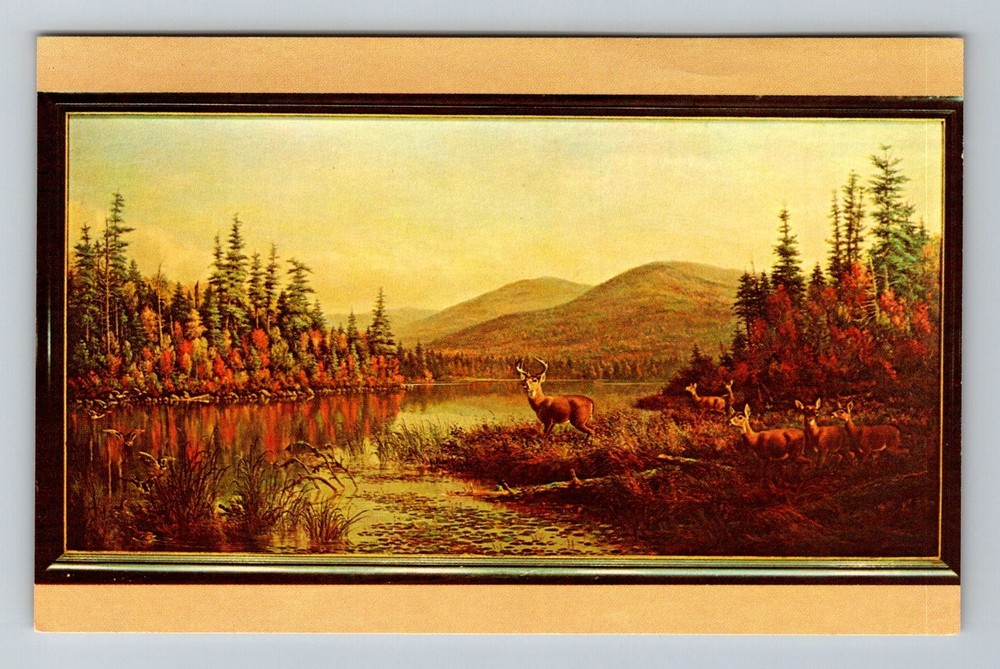 Blue Mountain Lake, NY-New York Adirondack Museum Raquette Lake Vintage Postcard
