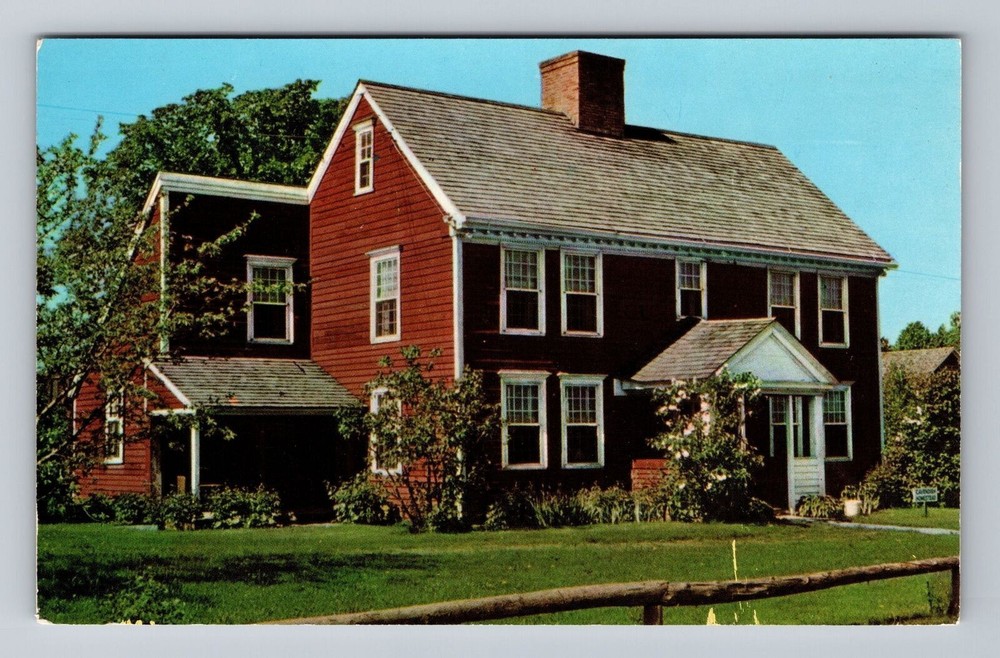 Vermont VT Shelburne The Dutton House Vintage Postcard