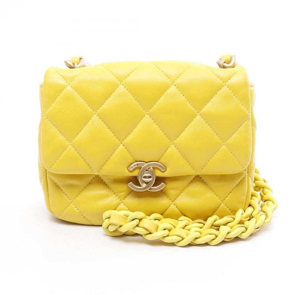 Chanel Mini Matelasse Lambskin Black Shoulder Bag 481672