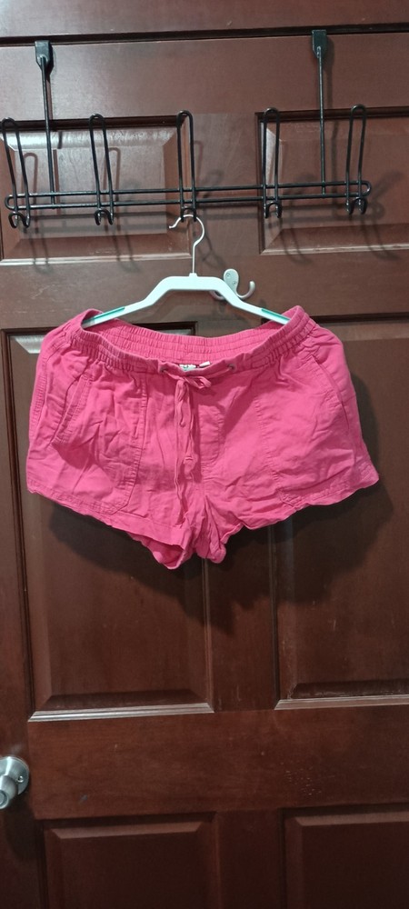 GAP Women's Hot Pink Linen Blend Shorts Size Medium