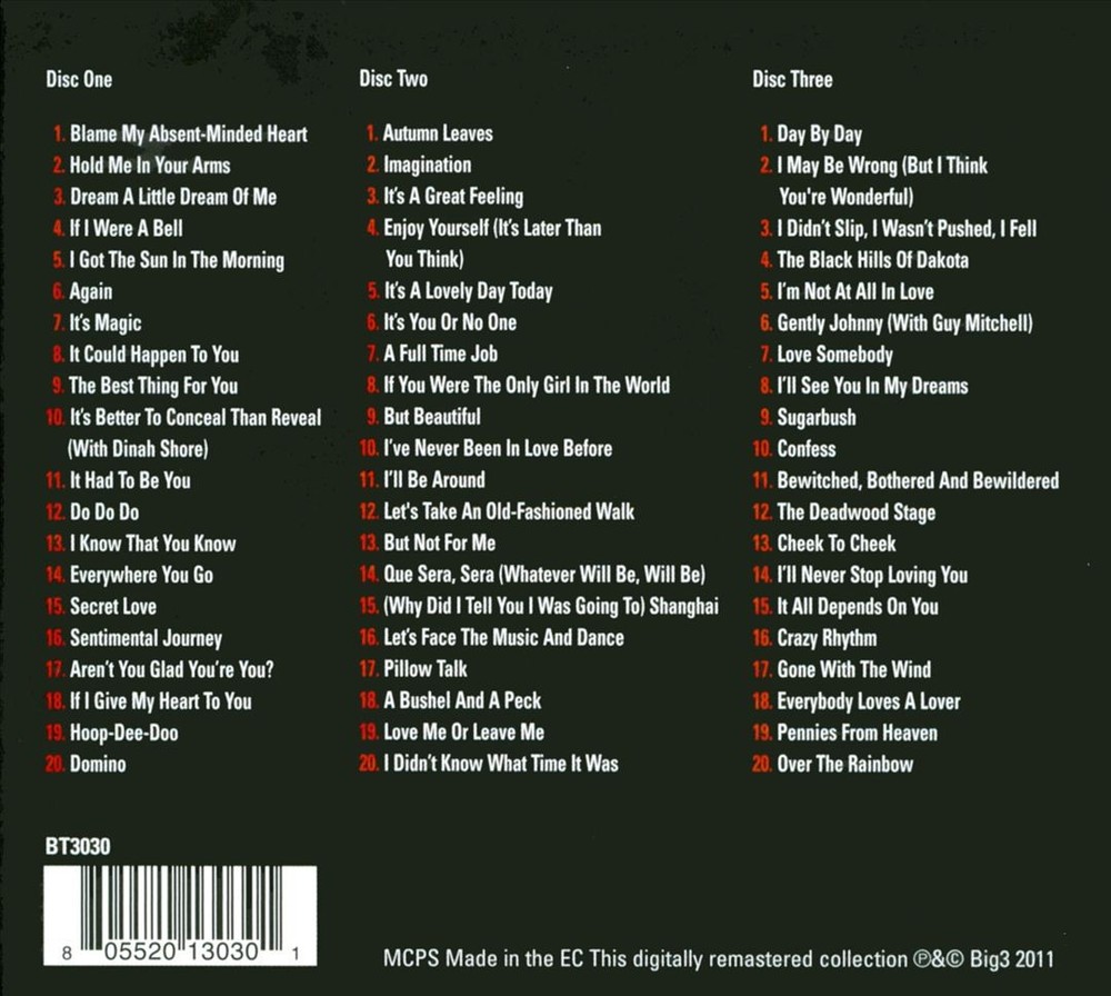 Doris Day Absolutely Essential 3 Cd Collection New Cd