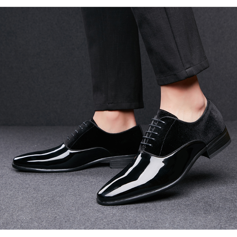 2023 New Men Spring Wedding Fashion Office Leather Business Man Formal Shoes