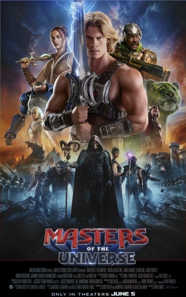 MASTERS OF THE UNIVERSE  4' x 6' BUS SHELTER MOVIE POSTER