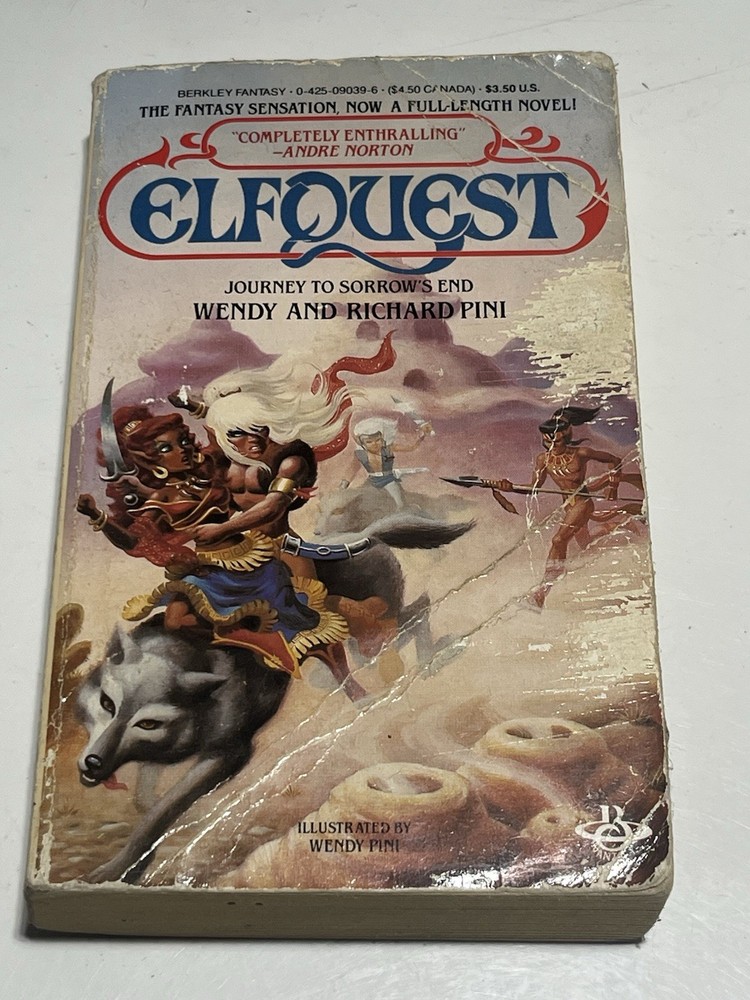 JOURNEY TO SORROW'S END - Wendy & Richard Pini (Elfquest #1) 1984 1st Edition PB