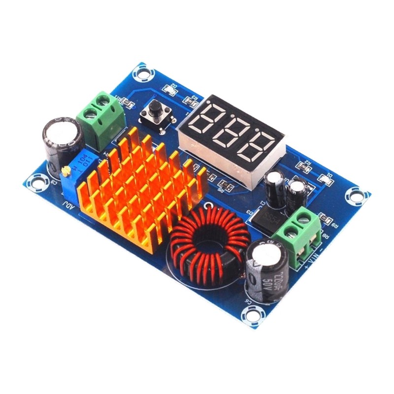 XH M411 Adjustable DCDC Boost Converter Module 4V-35V Input to 5V-45V Output