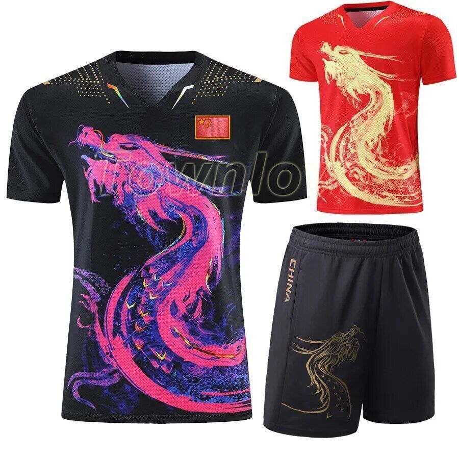 China Table Tennis Jerseys for Men, Women & Kids – New Ping Pong Suits