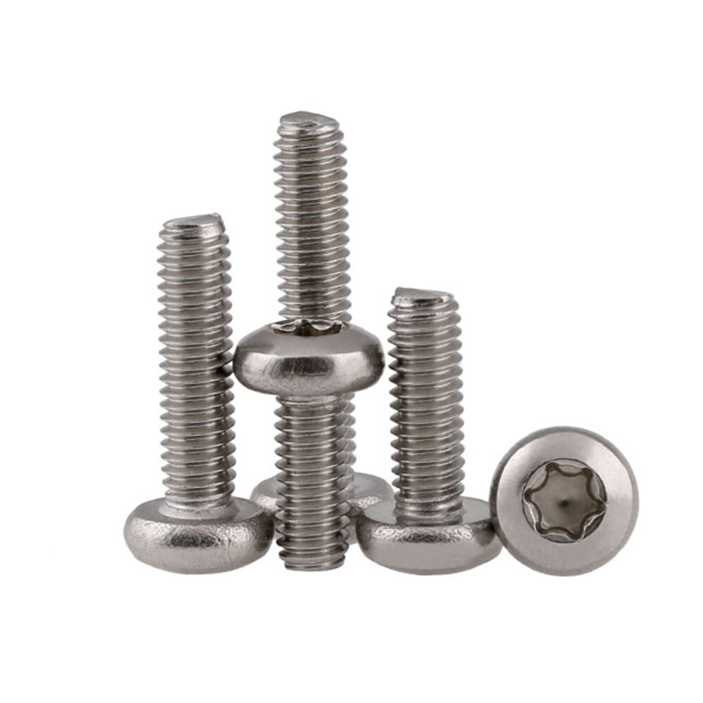304 Stainless Steel M2-M4 Torx Anti-Theft Round Head Screws Bolts
