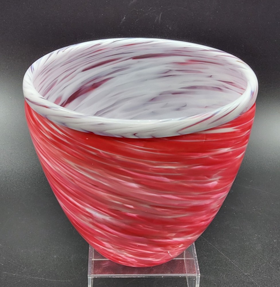 Space Needle Seattle Art Glass Vase 7