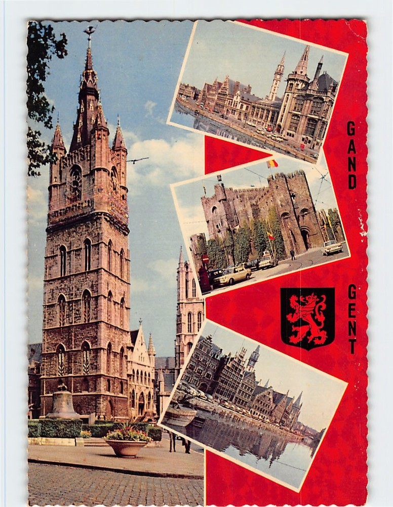 Postcard Souvenir from Ghent Belgium