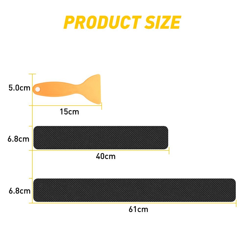 Car Scuff Plate Door Protector 5D Sticker Sill 2021 Carbon Fiber Accessories 4x