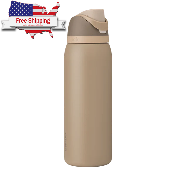 Owala FreeSip 40oz Stainless Steel Insulated Water Bottle Down to Earth