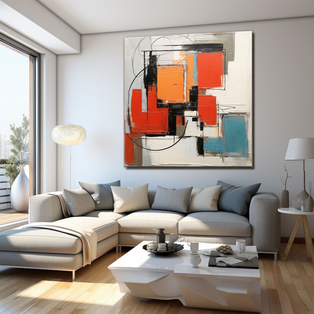 oil painting Hand-painted abstract texture color art home decor painting #204